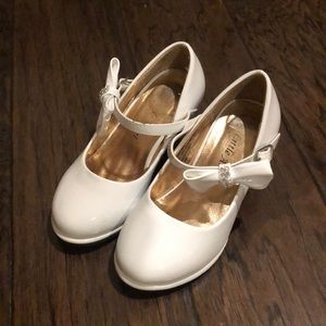 Toddler Girls Dress Shoes White Size 10